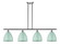 Ballston LED Island Pendant in Brushed Satin Nickel (405|516-4I-SN-MBD-9-GR-LED)
