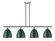 Ballston Four Light Island Pendant in Brushed Satin Nickel (405|516-4I-SN-MBD-9-GR)