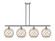 Ballston LED Island Pendant in Brushed Satin Nickel (405|516-4I-SN-G122-10RB-LED)