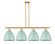 Ballston Four Light Island Pendant in Satin Gold (405|516-4I-SG-MBD-12-SF)