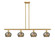 Ballston Four Light Island Pendant in Satin Gold (405|516-4I-SG-G96)