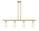 Ballston LED Island Pendant in Satin Gold (405|516-4I-SG-G801-LED)