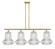 Ballston Four Light Island Pendant in Satin Gold (405|516-4I-SG-G212)