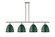 Ballston Four Light Island Pendant in Polished Nickel (405|516-4I-PN-MBD-9-GR)