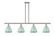 Ballston Four Light Island Pendant in Polished Nickel (405|516-4I-PN-MBD-75-SF)