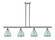 Ballston LED Island Pendant in Polished Nickel (405|516-4I-PN-MBD-75-RD-LED)