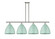 Ballston Four Light Island Pendant in Polished Nickel (405|516-4I-PN-MBD-12-SF)