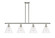 Ballston Four Light Island Pendant in Polished Nickel (405|516-4I-PN-GBC-81)