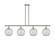 Ballston LED Island Pendant in Polished Nickel (405|516-4I-PN-G122-8RW-LED)