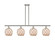 Ballston Four Light Island Pendant in Polished Nickel (405|516-4I-PN-G121-8RB)