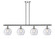 Ballston Four Light Island Pendant in Polished Chrome (405|516-4I-PC-G124-8)