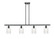 Ballston Four Light Island Pendant in Matte Black (405|516-4I-BK-G342)