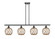 Ballston LED Island Pendant in Matte Black (405|516-4I-BK-G121-8RB-LED)