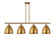 Ballston LED Island Pendant in Brushed Brass (405|516-4I-BB-MBD-9-BB-LED)