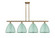 Ballston Four Light Island Pendant in Brushed Brass (405|516-4I-BB-MBD-12-SF)