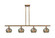 Ballston Four Light Island Pendant in Brushed Brass (405|516-4I-BB-G96)