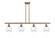 Ballston LED Island Pendant in Brushed Brass (405|516-4I-BB-G362-LED)