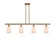 Ballston Four Light Island Pendant in Brushed Brass (405|516-4I-BB-G341)