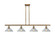 Ballston Four Light Island Pendant in Brushed Brass (405|516-4I-BB-G132)