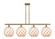 Ballston LED Island Pendant in Brushed Brass (405|516-4I-BB-G121-10RB-LED)