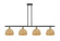 Ballston Four Light Island Pendant in Black Antique Brass (405|516-4I-BAB-RBD-8-NAT)