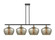 Ballston Four Light Island Pendant in Black Antique Brass (405|516-4I-BAB-G96-L)