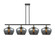 Ballston Four Light Island Pendant in Black Antique Brass (405|516-4I-BAB-G93-L)