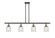 Ballston Four Light Island Pendant in Black Antique Brass (405|516-4I-BAB-G259)