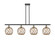 Ballston LED Island Pendant in Black Antique Brass (405|516-4I-BAB-G122-8RB-LED)
