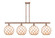 Ballston Four Light Island Pendant in Antique Copper (405|516-4I-AC-G121-10RB)