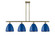 Ballston Four Light Island Pendant in Antique Brass (405|516-4I-AB-MBD-9-BL)