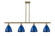 Ballston Four Light Island Pendant in Antique Brass (405|516-4I-AB-MBD-75-BL)
