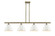 Ballston Four Light Island Pendant in Antique Brass (405|516-4I-AB-M14-W)