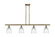 Ballston Four Light Island Pendant in Antique Brass (405|516-4I-AB-G442)