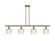 Ballston Four Light Island Pendant in Antique Brass (405|516-4I-AB-G402)