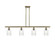 Ballston Four Light Island Pendant in Antique Brass (405|516-4I-AB-G342)