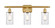 Ballston LED Bath Vanity in Satin Gold (405|516-3W-SG-G802-LED)