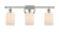 Ballston Three Light Bath Vanity in Polished Nickel (405|516-3W-PN-G341)