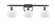 Ballston Three Light Bath Vanity in Polished Chrome (405|516-3W-PC-G91)