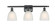 Ballston LED Bath Vanity in Matte Black (405|516-3W-BK-G381-LED)
