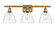 Ballston Three Light Bath Vanity in Brushed Brass (405|516-3W-BB-GBD-752)