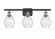 Ballston Three Light Bath Vanity in Black Antique Brass (405|516-3W-BAB-G654-6)