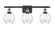 Ballston Three Light Bath Vanity in Black Antique Brass (405|516-3W-BAB-G362)