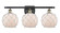 Ballston LED Bath Vanity in Black Antique Brass (405|516-3W-BAB-G121-8RW-LED)
