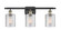 Ballston Three Light Bath Vanity in Black Antique Brass (405|516-3W-BAB-G112)