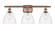 Ballston Three Light Bath Vanity in Antique Copper (405|516-3W-AC-GBD-752)