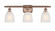 Ballston Three Light Bath Vanity in Antique Copper (405|516-3W-AC-G441)