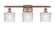 Ballston Three Light Bath Vanity in Antique Copper (405|516-3W-AC-G402)