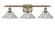 Ballston LED Bath Vanity in Antique Brass (405|516-3W-AB-G132-LED)