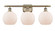 Ballston LED Bath Vanity in Antique Brass (405|516-3W-AB-G121-8-LED)